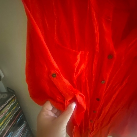 AGB button up lace top - Picture 5 of 6